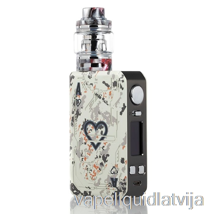 Teslacigs Poker 218w Starta Komplekts Balts Vape šķidrums